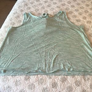 Size XL Cupio green and white tank top